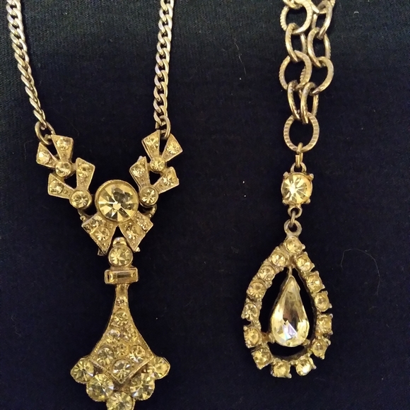 Jewelry - Vintage Rhinestone Necklaces